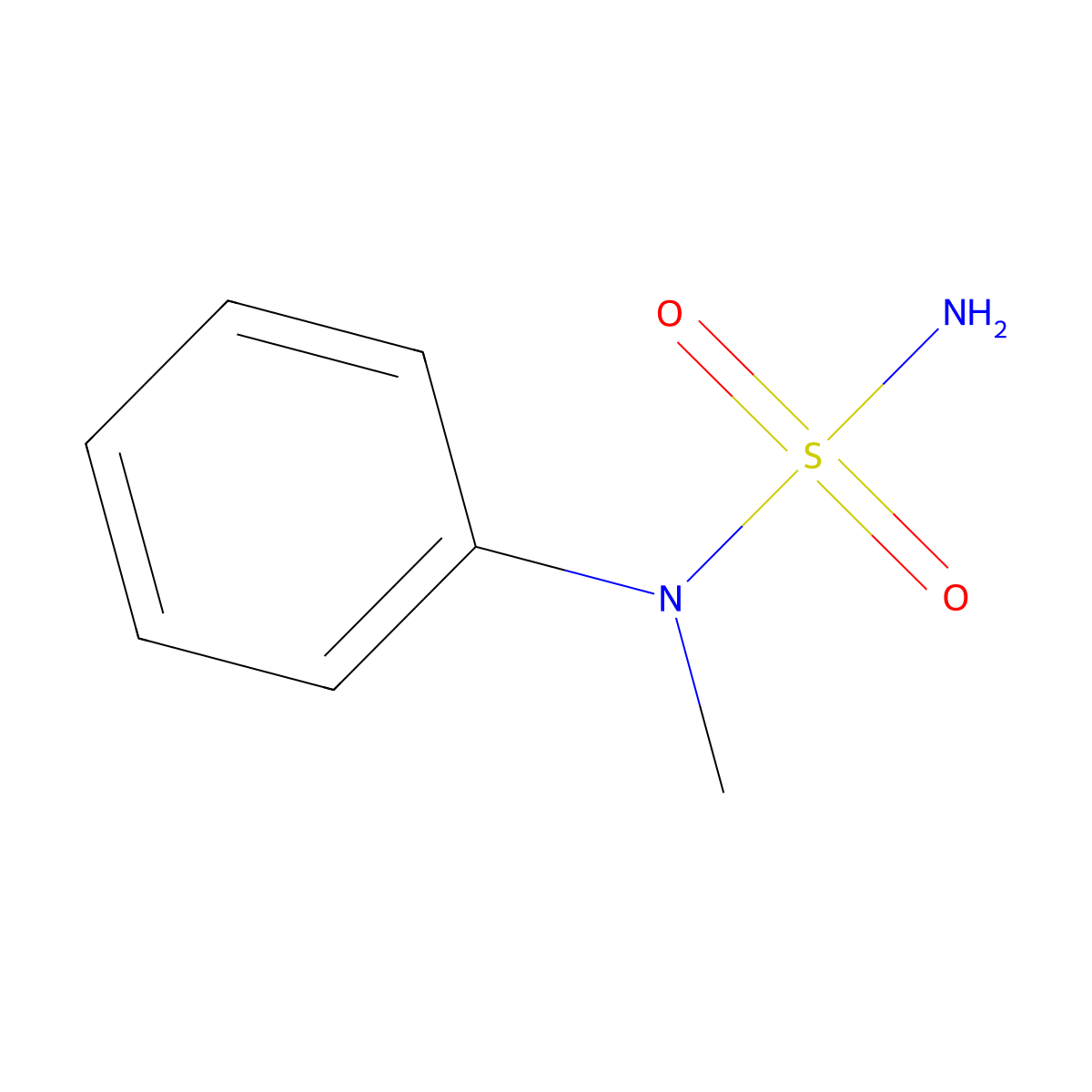 N-methyl-N-phenylaminosulfonamide molecular structure, CAS 127903-02-0