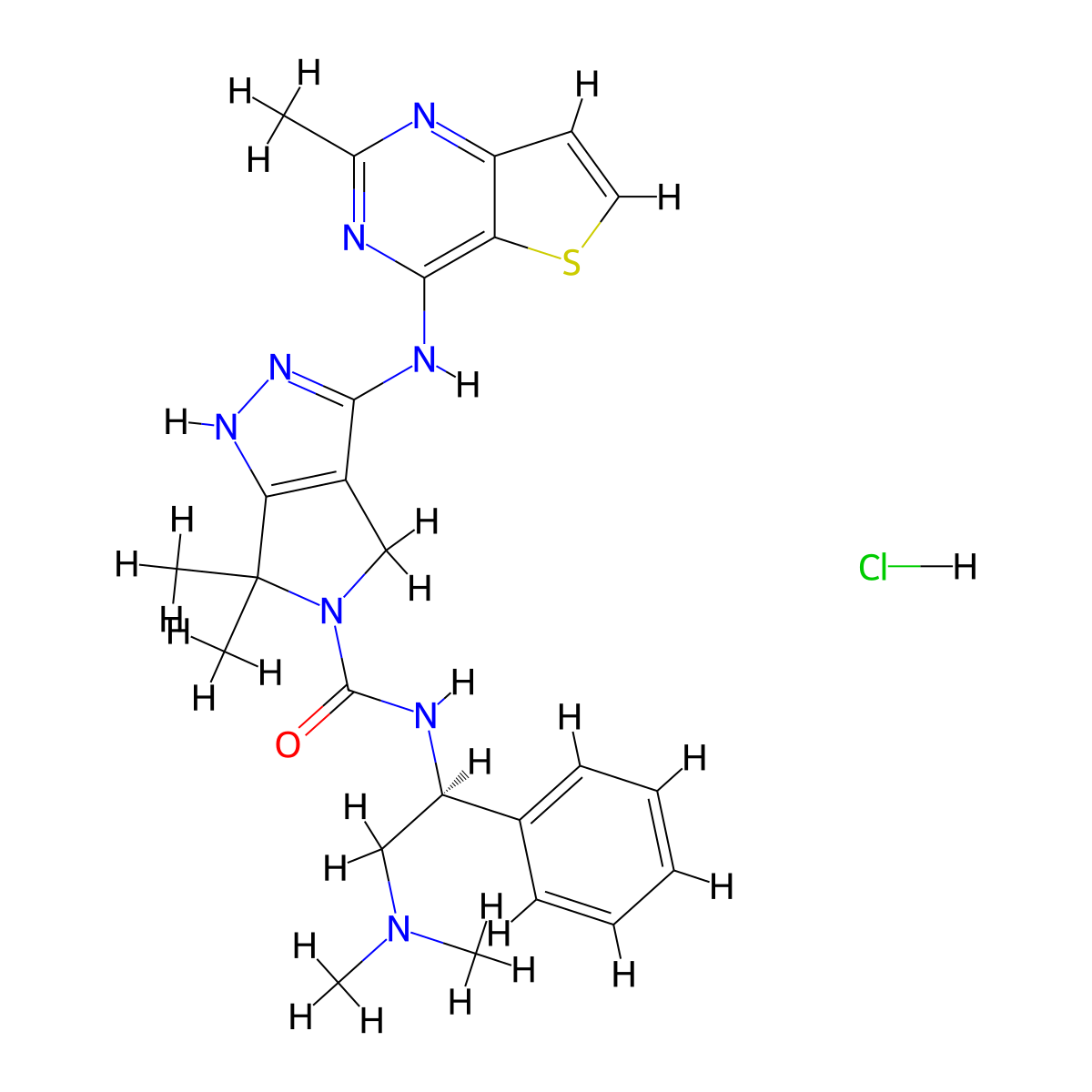 PF-03758309 hydrochloride salt molecular structure, CAS 1279034-84-2