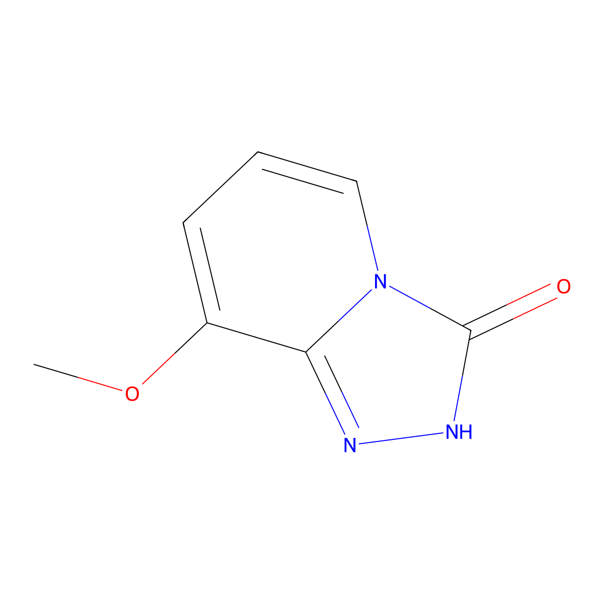 8-methoxy-2H,3H-(1,2,4)triazolo(4,3-a)pyridin-3-one molecular structure, CAS 1279089-06-3