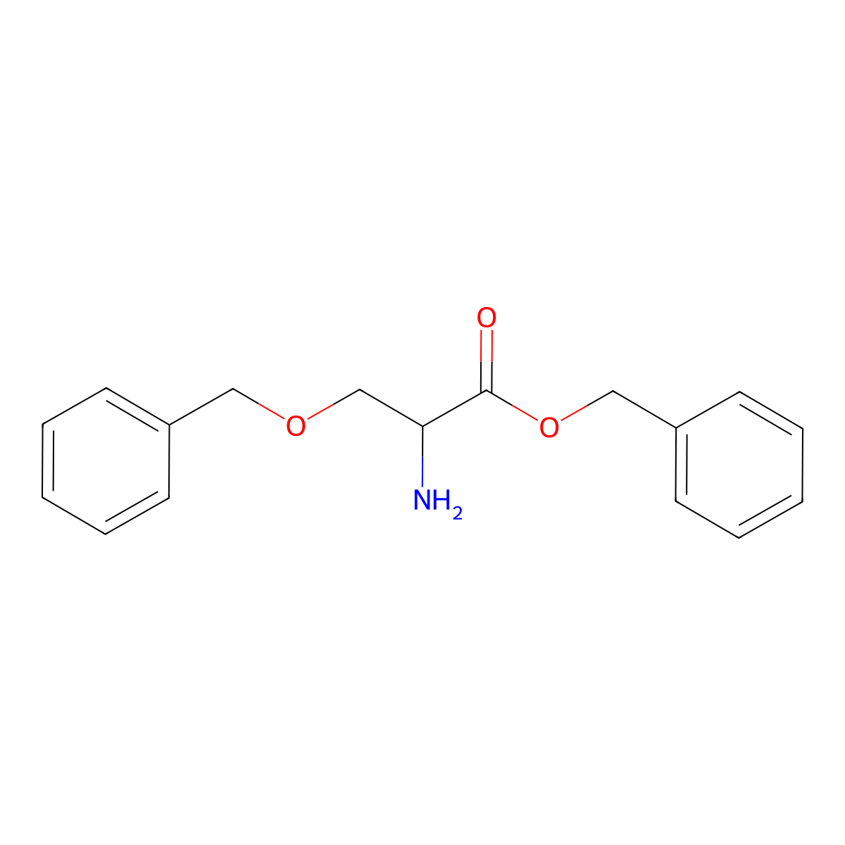O-Benzyl-(D)-serine benzyl ester molecular structure, CAS 1279200-11-1