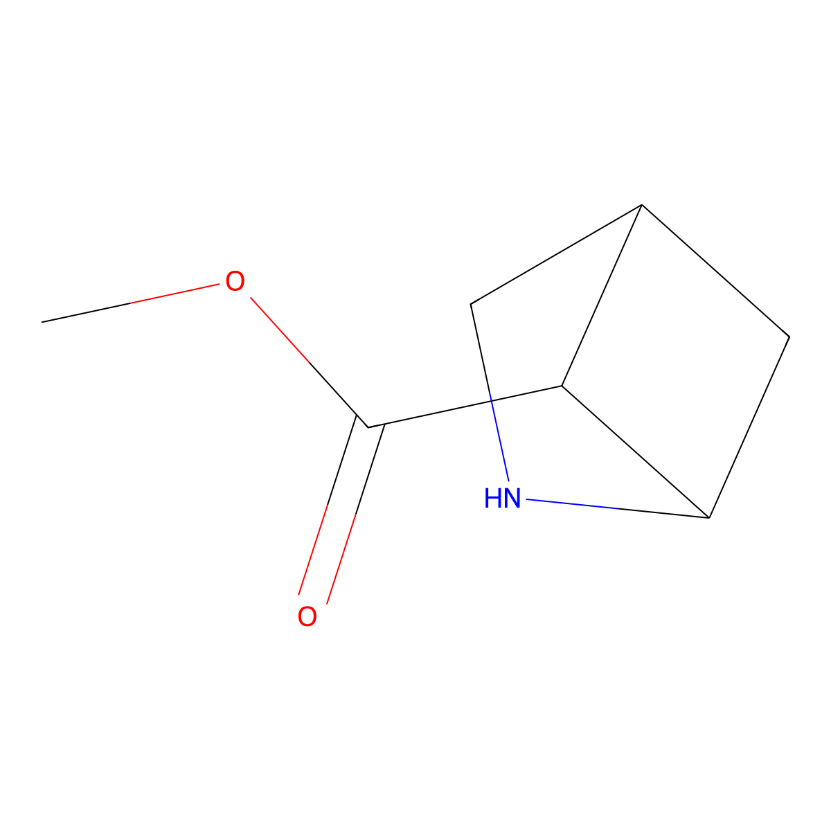 methyl (1S,4R,5R)-2-azabicyclo[2.1.1]hexane-5-carboxylate molecular structure, CAS 1279201-03-4