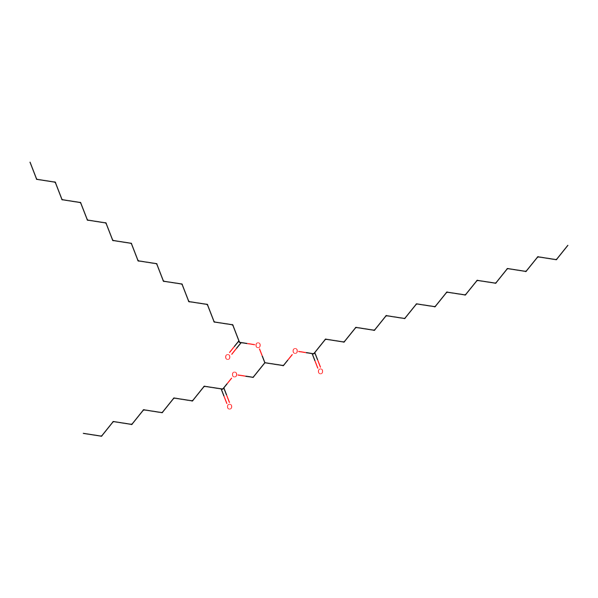 1,2-Distearoyl-3-Decanoyl-rac-glycerol molecular structure, CAS 127931-28-6