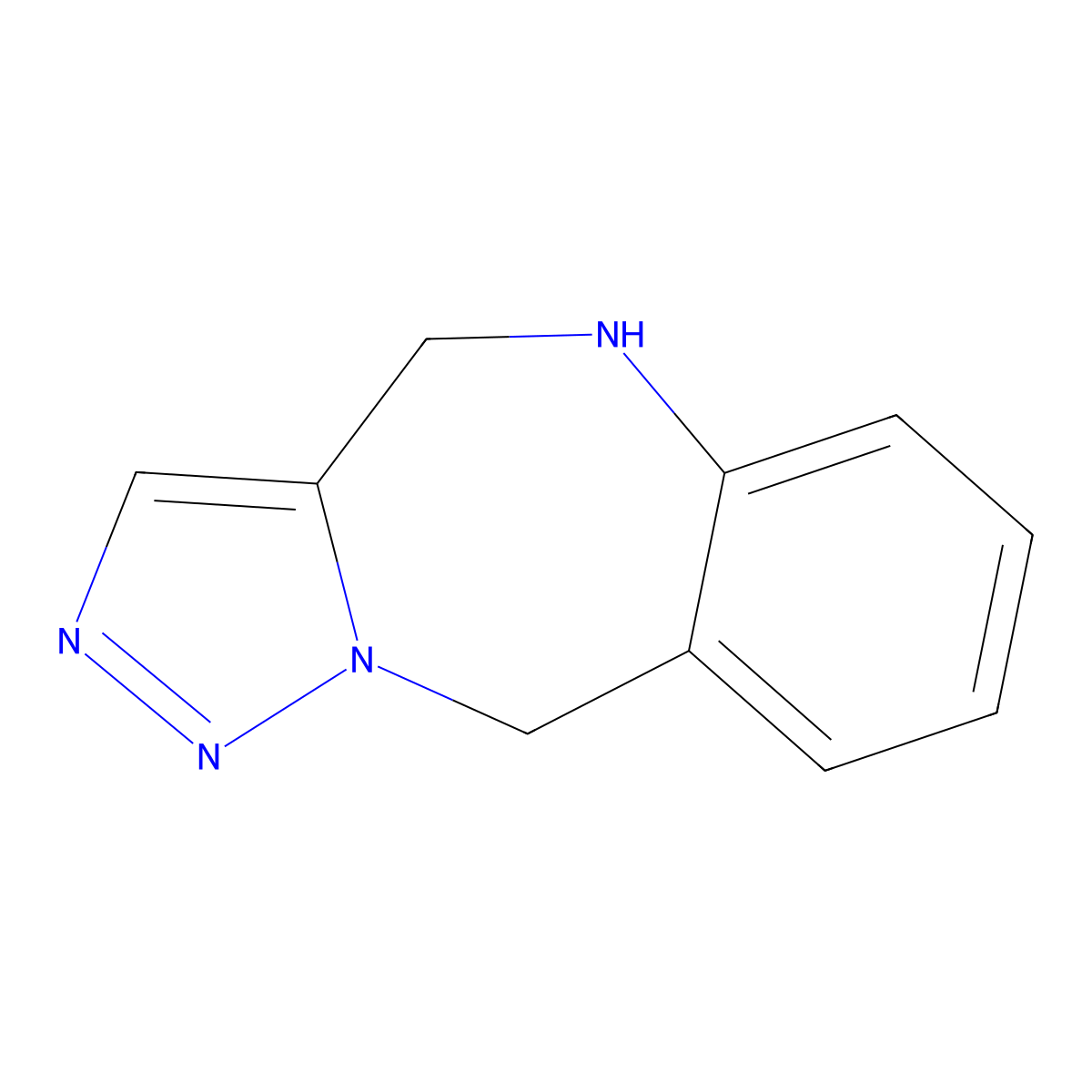 3,4,5,9-Tetraazatricyclo[8.4.0.0,3,7]tetradeca-1(14),4,6,10,12-pentaene molecular structure, CAS 127933-85-1