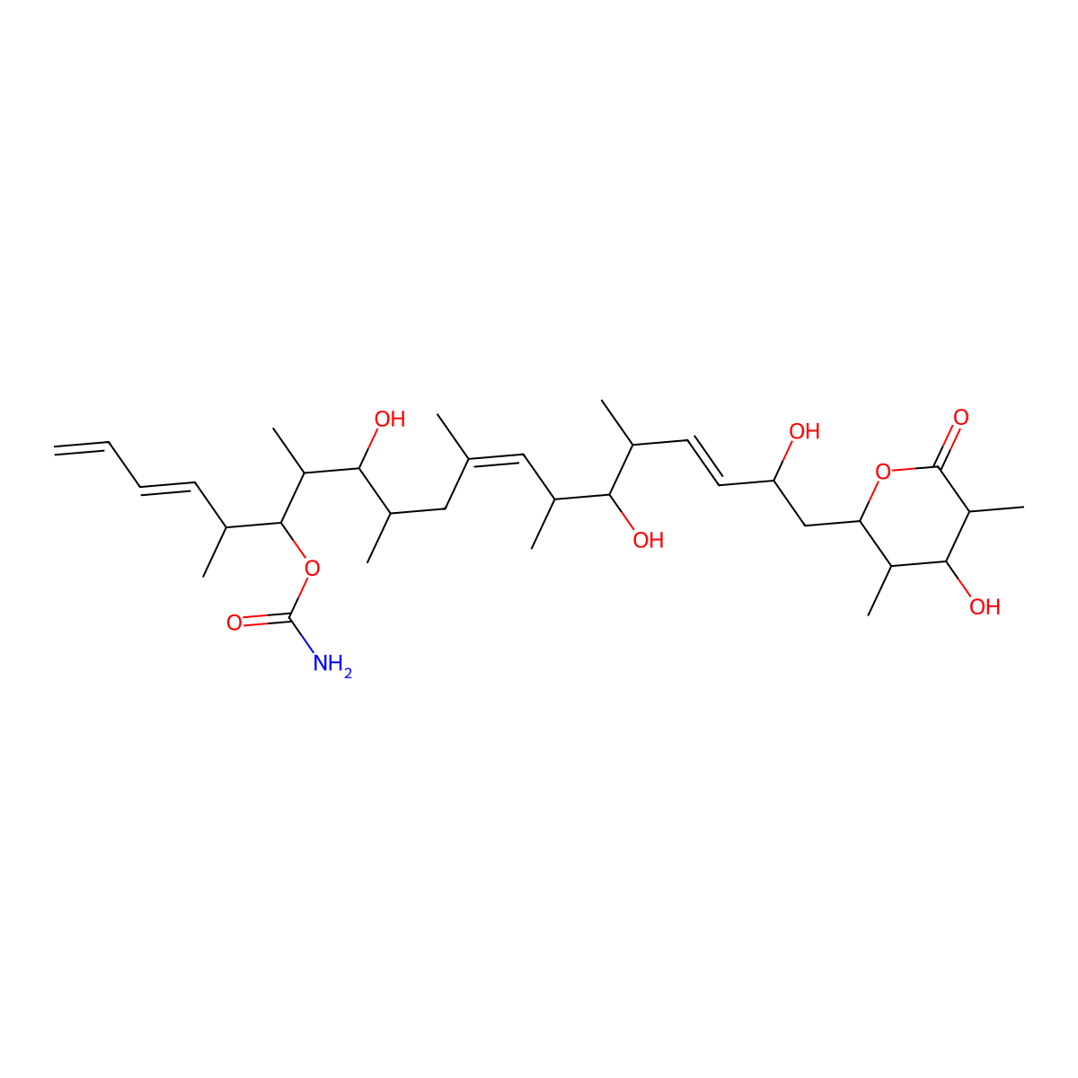 Disermolide molecular structure, CAS 127943-53-7