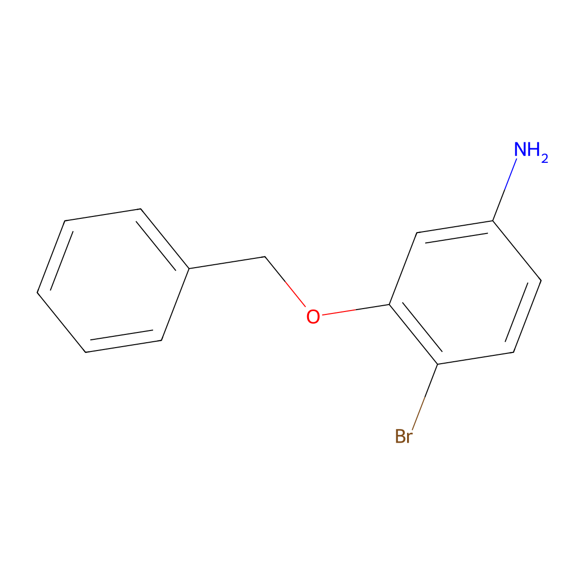 3-(Benzyloxy)-4-bromoaniline molecular structure, CAS 127943-83-3