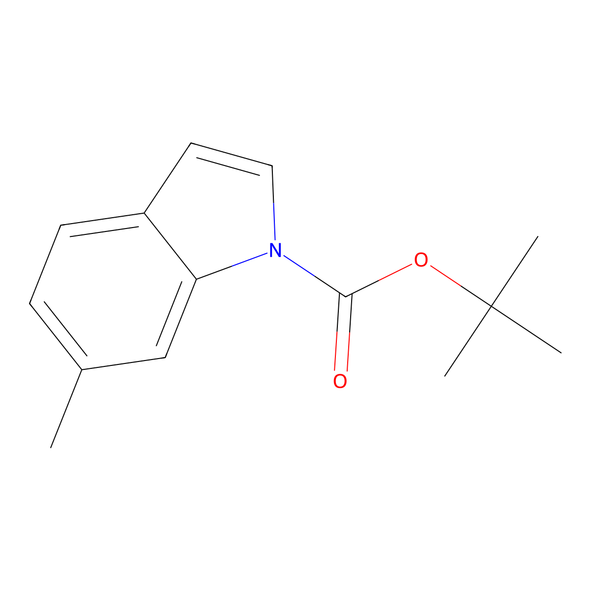 tert-Butyl 6-methyl-1H-indole-1-carboxylate molecular structure, CAS 127956-24-5