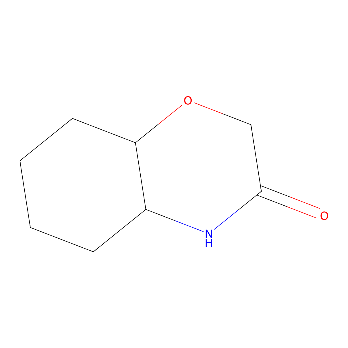 Hexahydro-2H-benzo[b][1,4]oxazin-3(4H)-one molecular structure, CAS 127958-64-9
