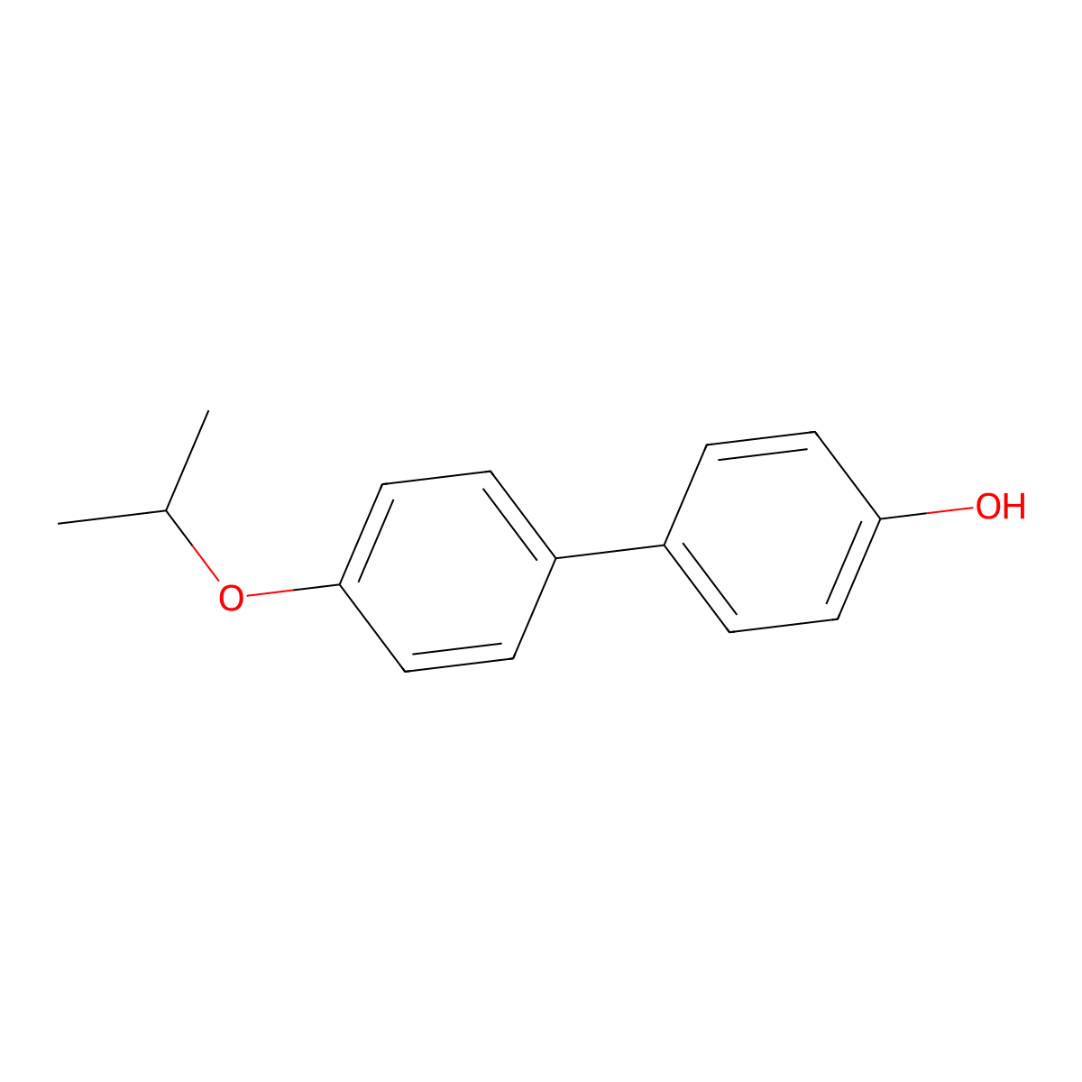 4'-Isopropoxy-[1,1'-biphenyl]-4-ol molecular structure, CAS 127972-29-6
