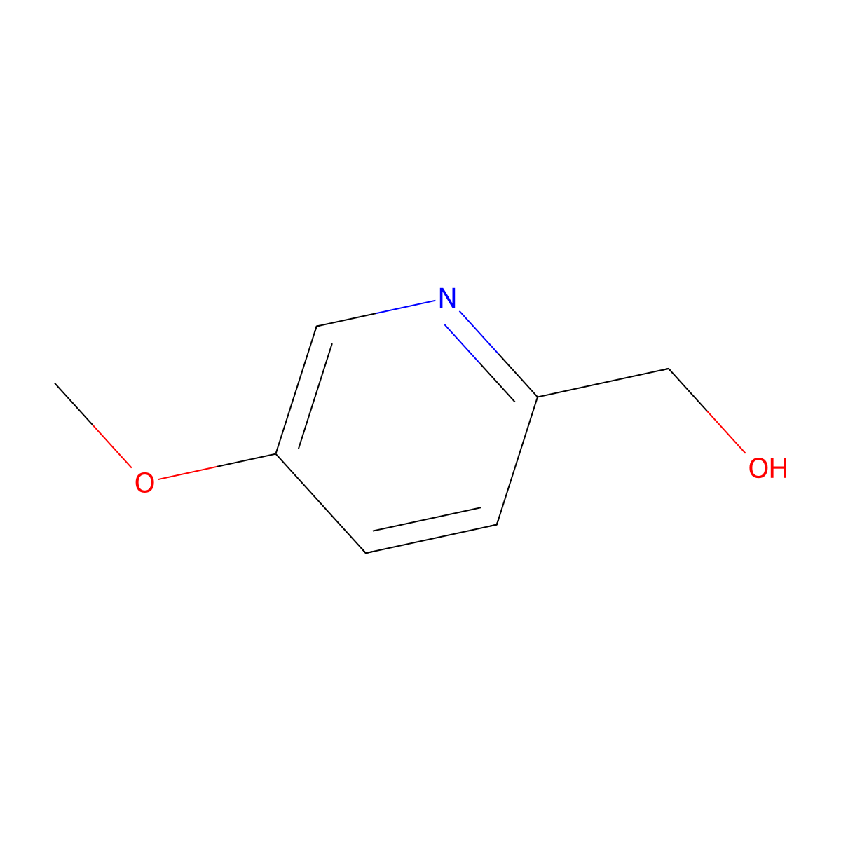 (5-Methoxypyridin-2-yl)methanol molecular structure, CAS 127978-70-5