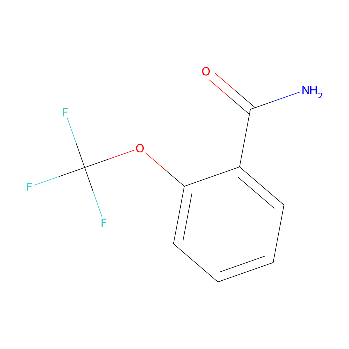 2-(Trifluoromethoxy)benzamide molecular structure, CAS 127979-74-2