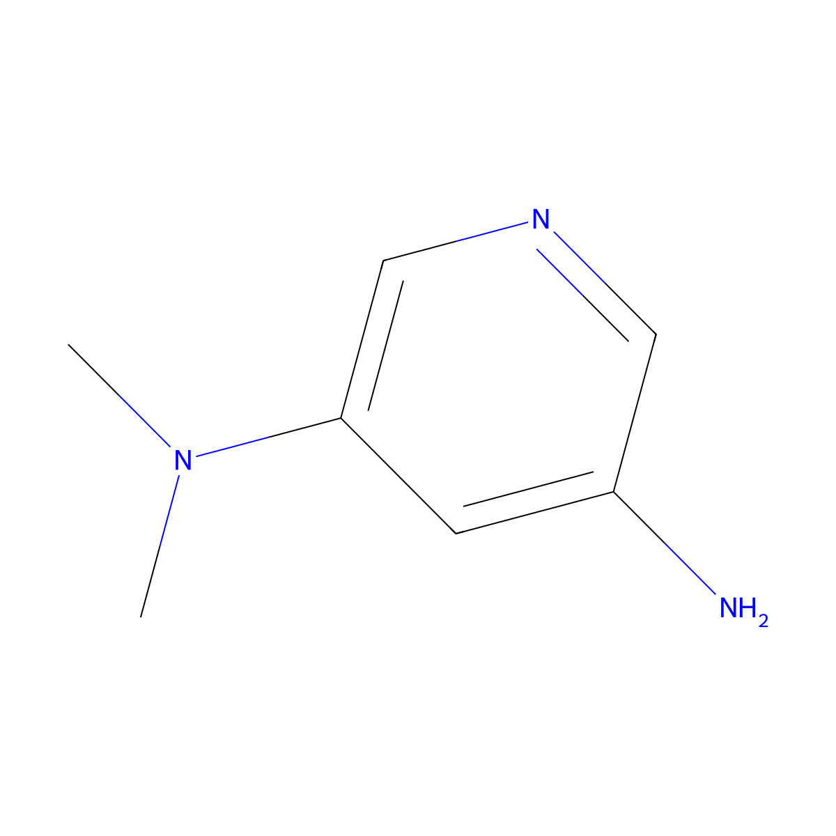 N3,N3-dimethylpyridine-3,5-diamine molecular structure, CAS 127983-73-7