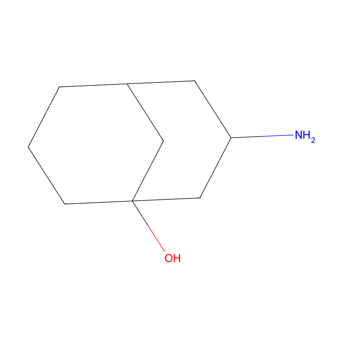 3-Aminobicyclo[3.3.1]nonan-1-ol molecular structure, CAS 1279842-59-9