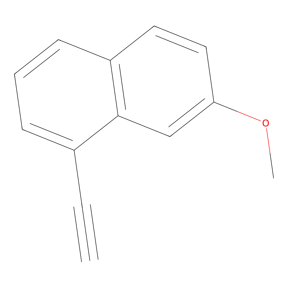1-Ethynyl-7-methoxynaphthalene molecular structure, CAS 127986-79-2