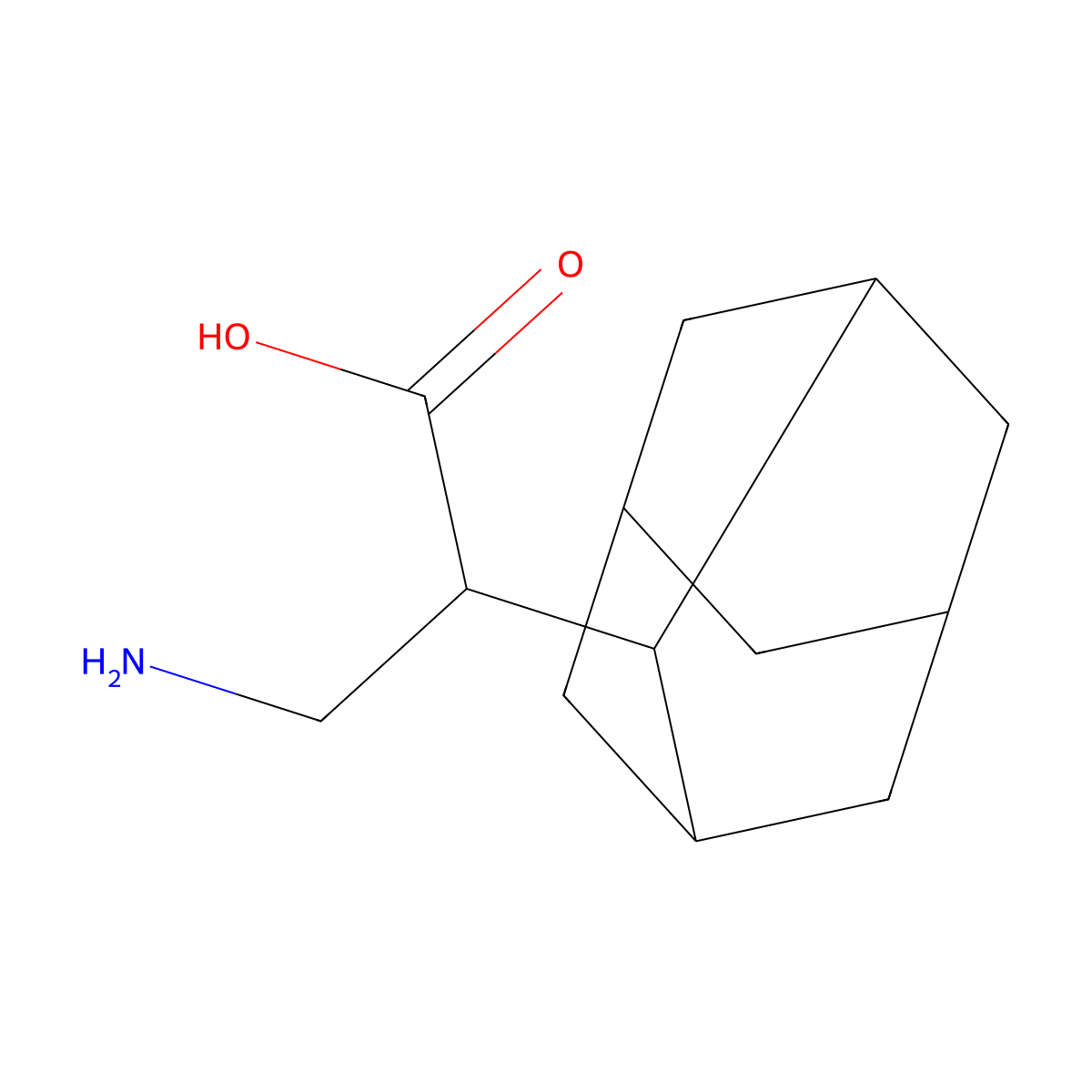 2-(Adamantan-2-yl)-3-aminopropanoic acid molecular structure, CAS 1279873-28-7