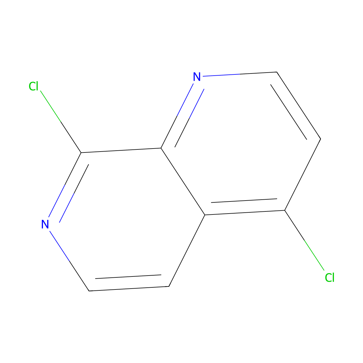4,8-Dichloro-1,7-naphthyridine molecular structure, CAS 1279894-03-9