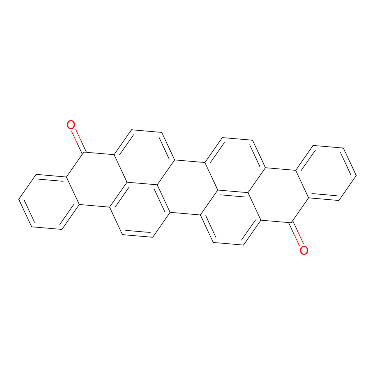Isoviolanthrone molecular structure, CAS 128-64-3
