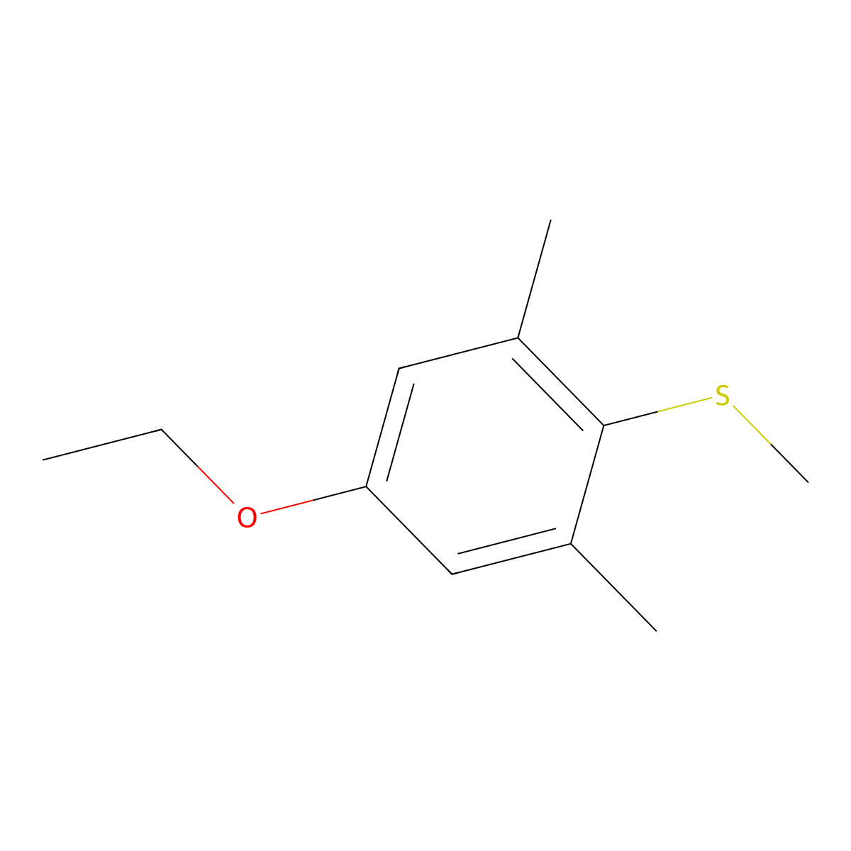 2,6-Dimethyl-4-ethoxyphenyl methyl sulfide molecular structure, CAS 1280112-61-9