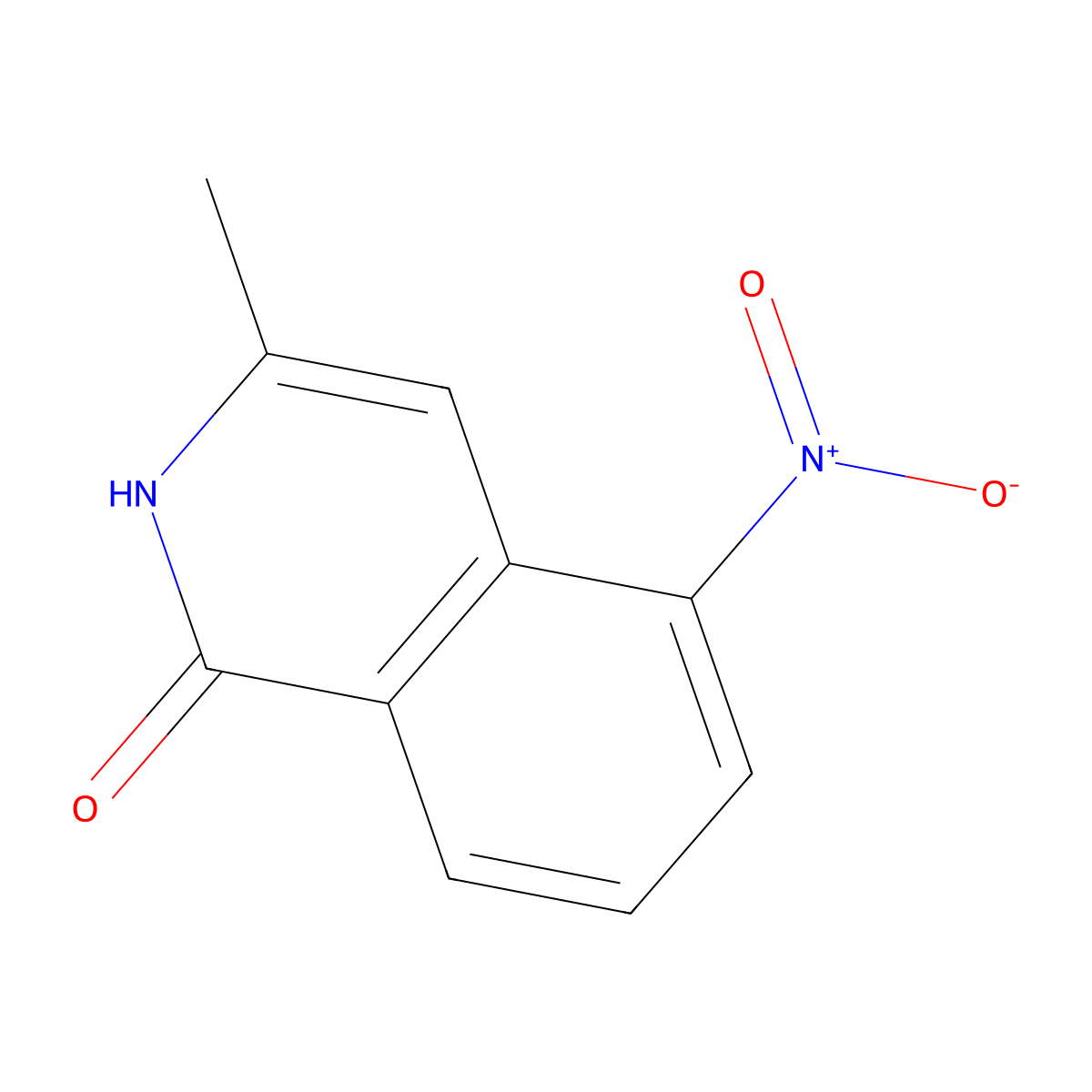 3-methyl-5-nitro-2H-isoquinolin-1-one molecular structure, CAS 1280188-30-8