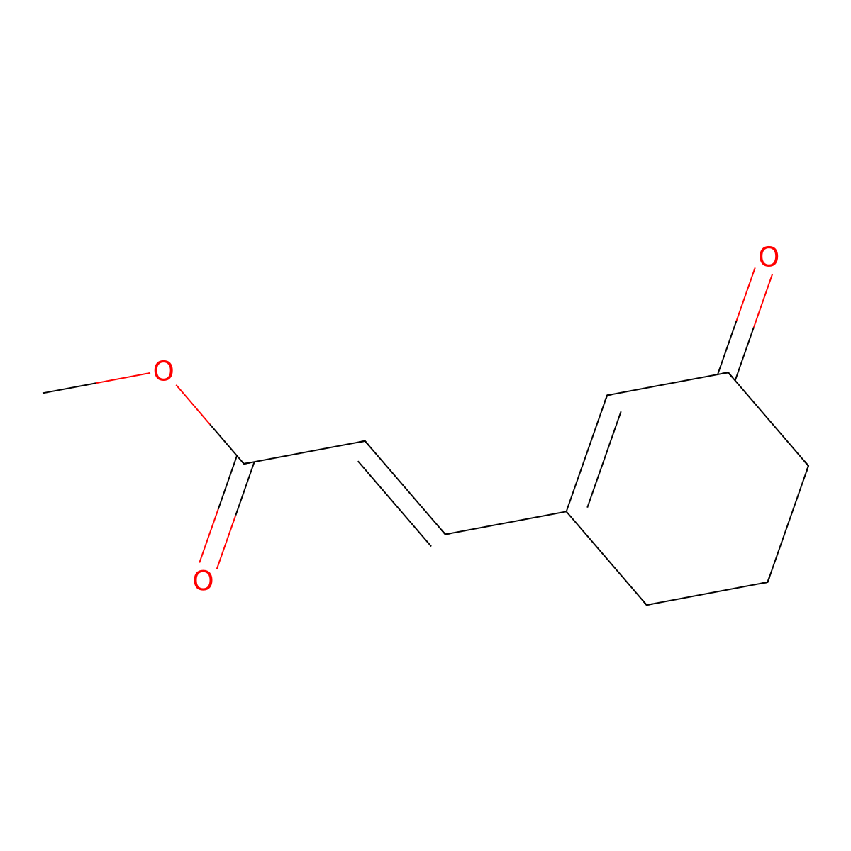 (E)-Methyl 3-(3-oxocyclohex-1-en-1-yl)acrylate molecular structure, CAS 1280213-99-1