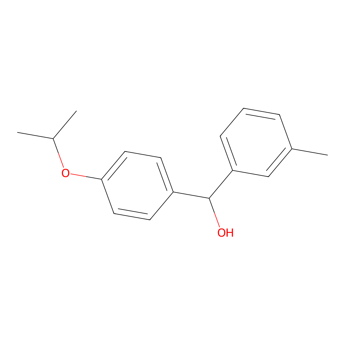 (4-Isopropoxyphenyl)(m-tolyl)methanol molecular structure, CAS 1280561-02-5