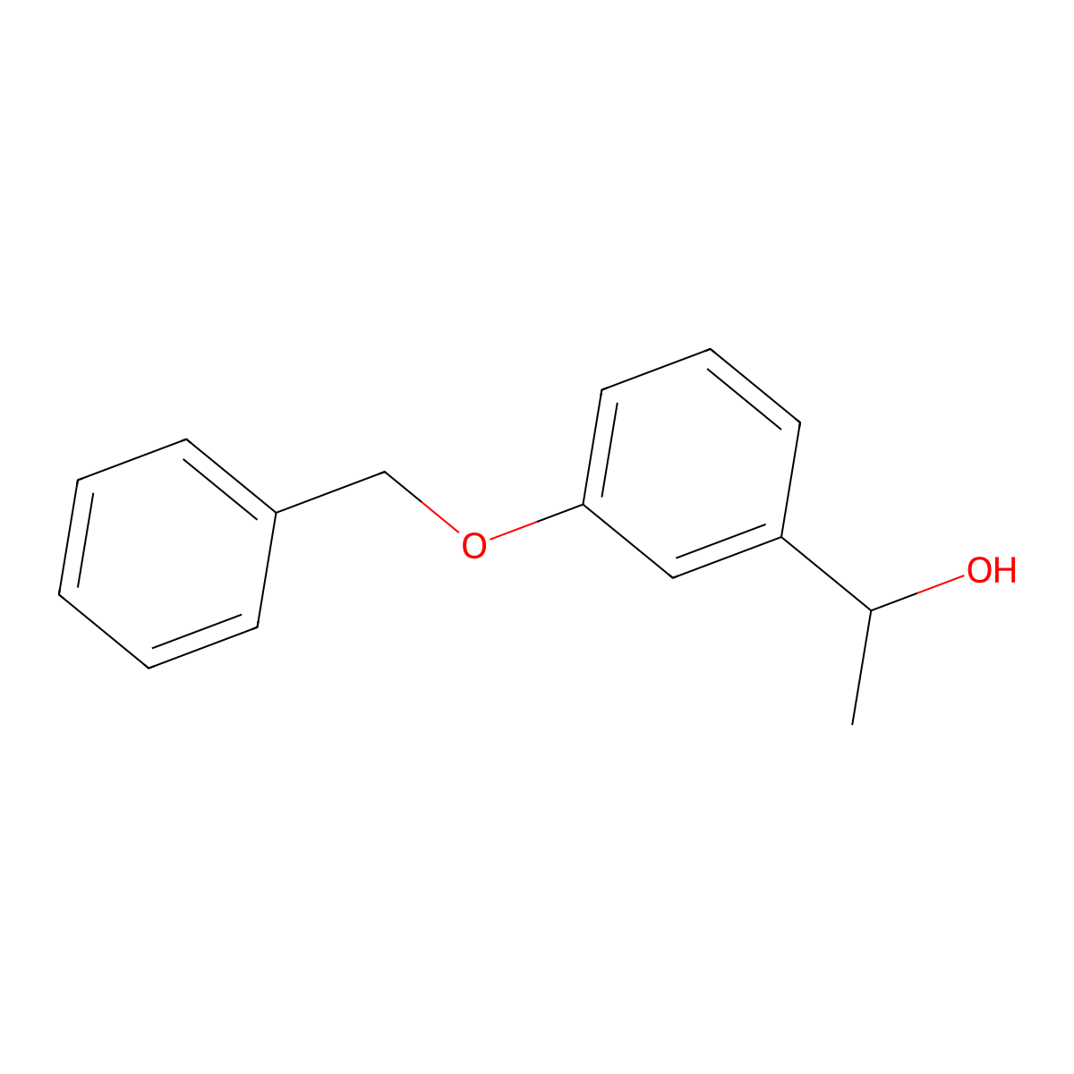 (1S)-1-[3-(benzyloxy)phenyl]ethan-1-ol molecular structure, CAS 1280591-41-4