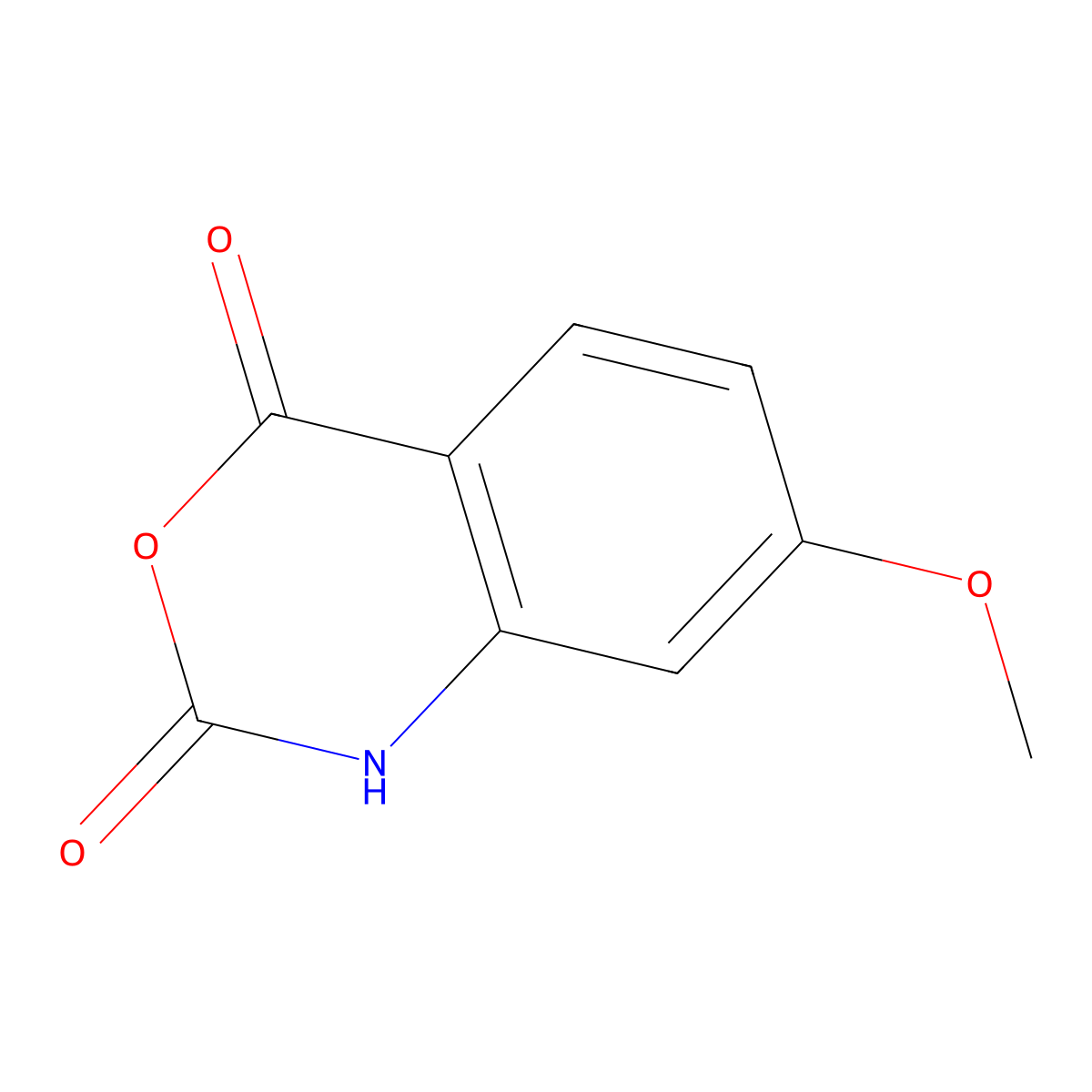 4-Methoxyisatoic anhydride molecular structure, CAS 128076-63-1