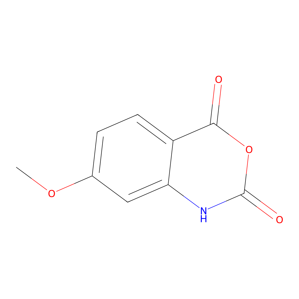 4-Methoxyisatoic anhydride molecular structure, CAS 128076-63-1