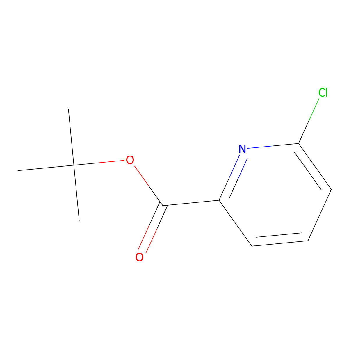 tert-Butyl 6-chloropyridine-2-carboxylate molecular structure, CAS 1280786-59-5