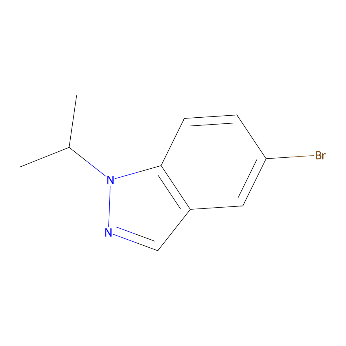 5-Bromo-1-isopropylindazole molecular structure, CAS 1280786-83-5