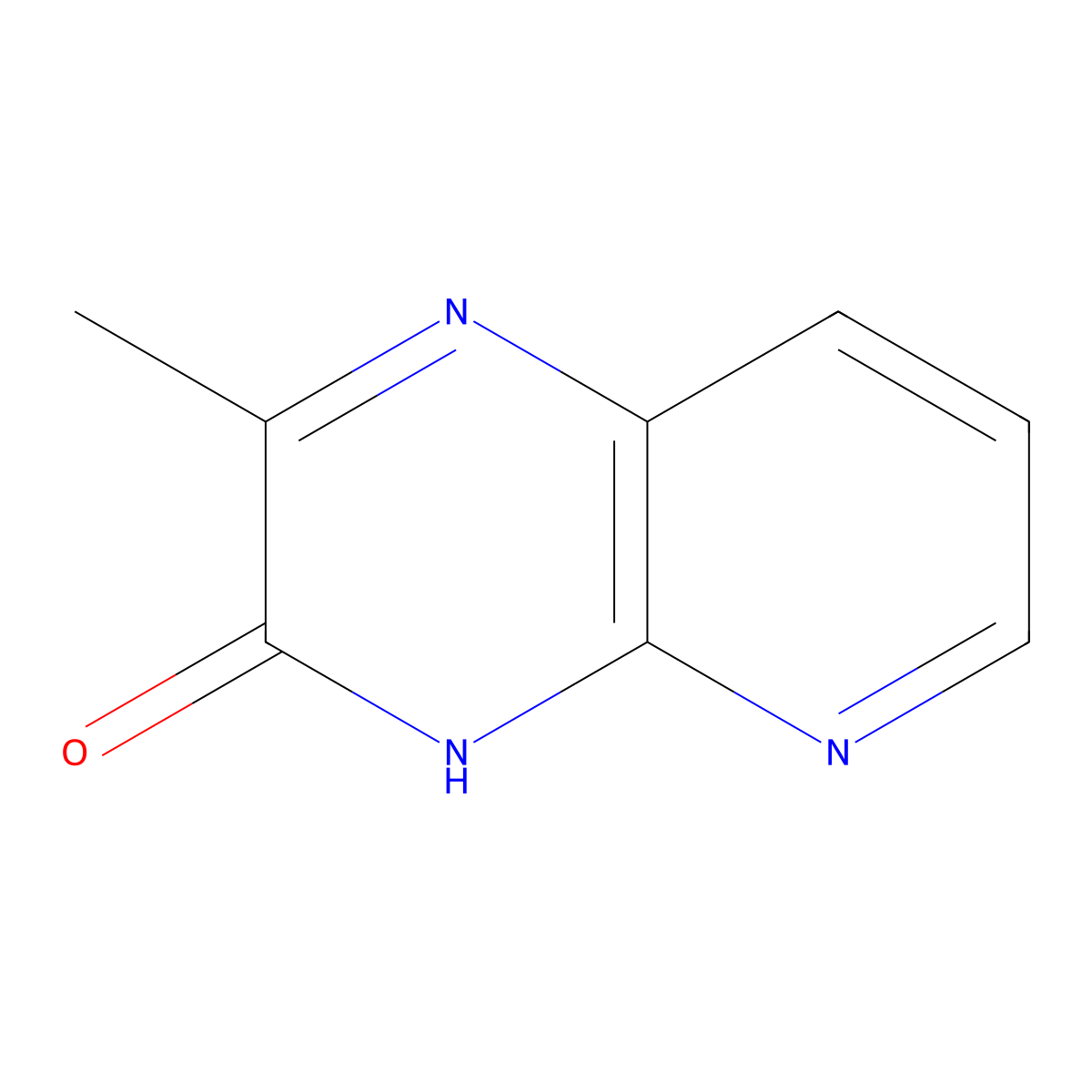 2-Methylpyrido[2,3-b]pyrazin-3(4H)-one molecular structure, CAS 128102-80-7
