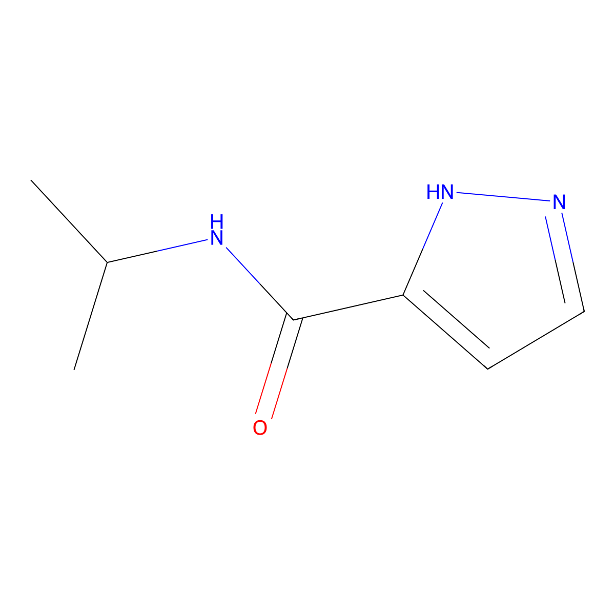 N-(propan-2-yl)-1H-pyrazole-3-carboxamide molecular structure, CAS 1281118-68-0
