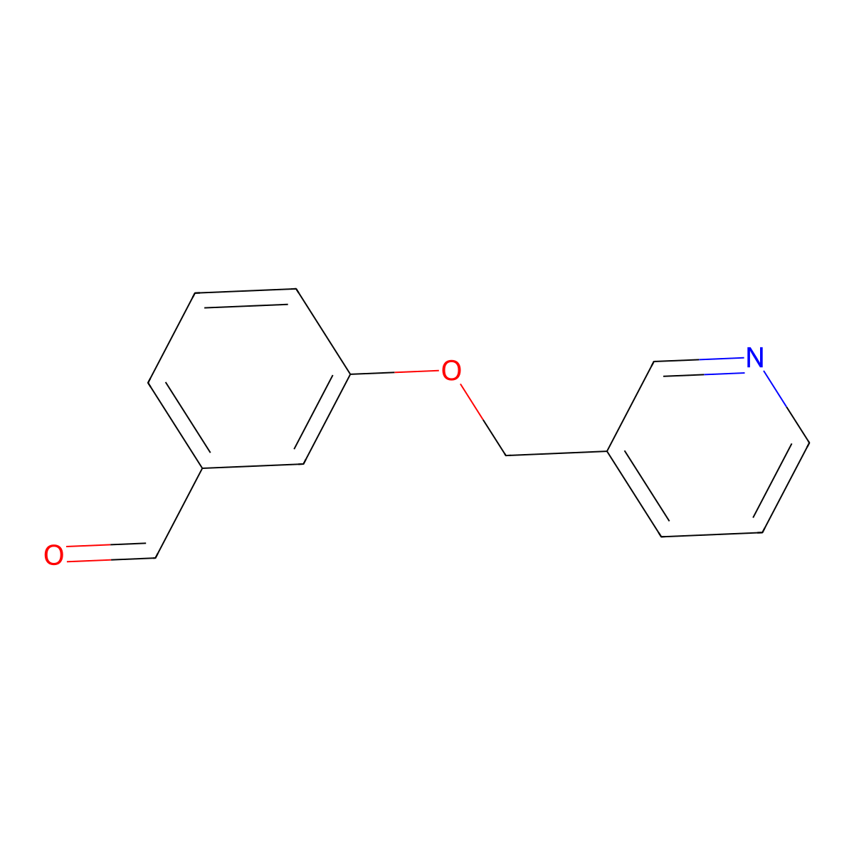 3-(Pyridin-3-ylmethoxy)-benzaldehyde molecular structure, CAS 128133-56-2