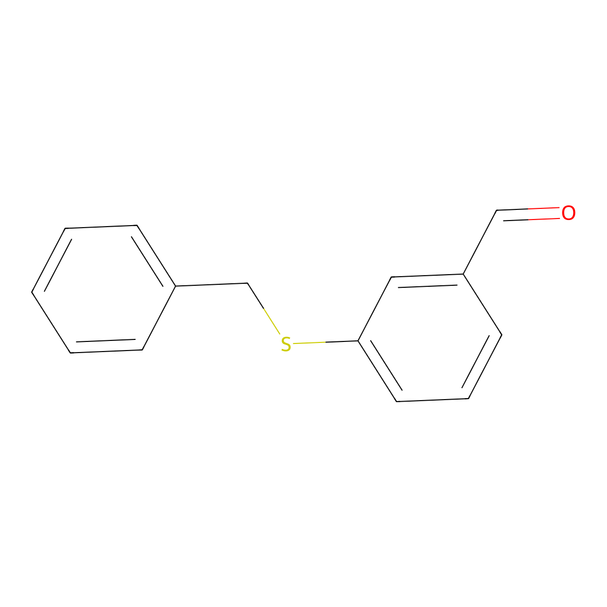 3-(Benzylsulfanyl)benzaldehyde molecular structure, CAS 128133-76-6