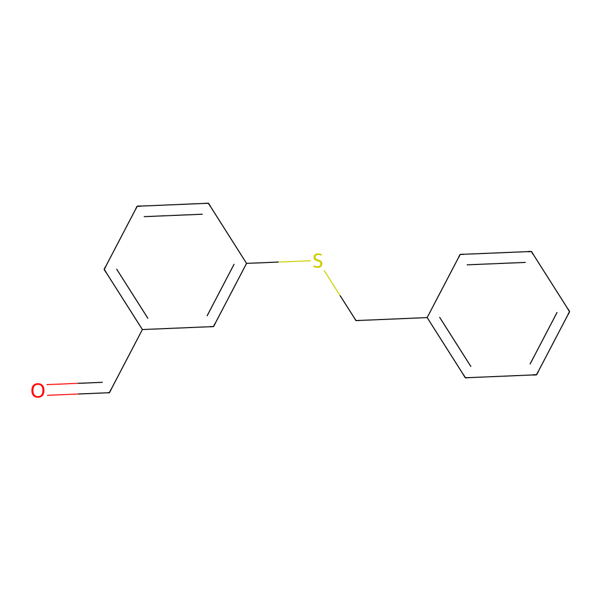 3-(Benzylsulfanyl)benzaldehyde molecular structure, CAS 128133-76-6