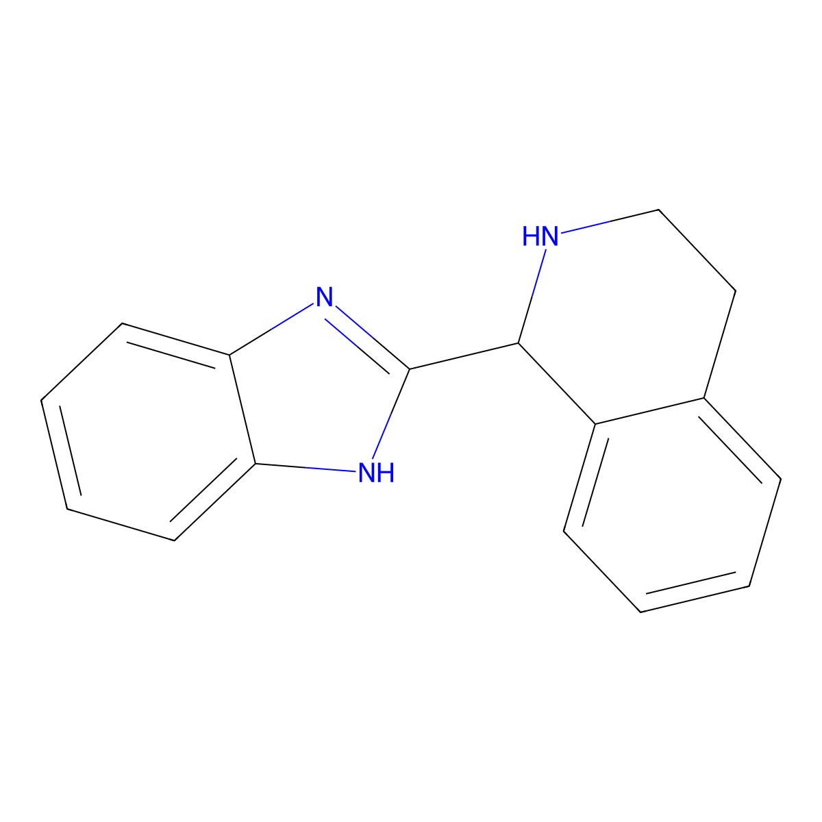 1-(1H-1,3-benzodiazol-2-yl)-1,2,3,4-tetrahydroisoquinoline molecular structure, CAS 1281389-20-5