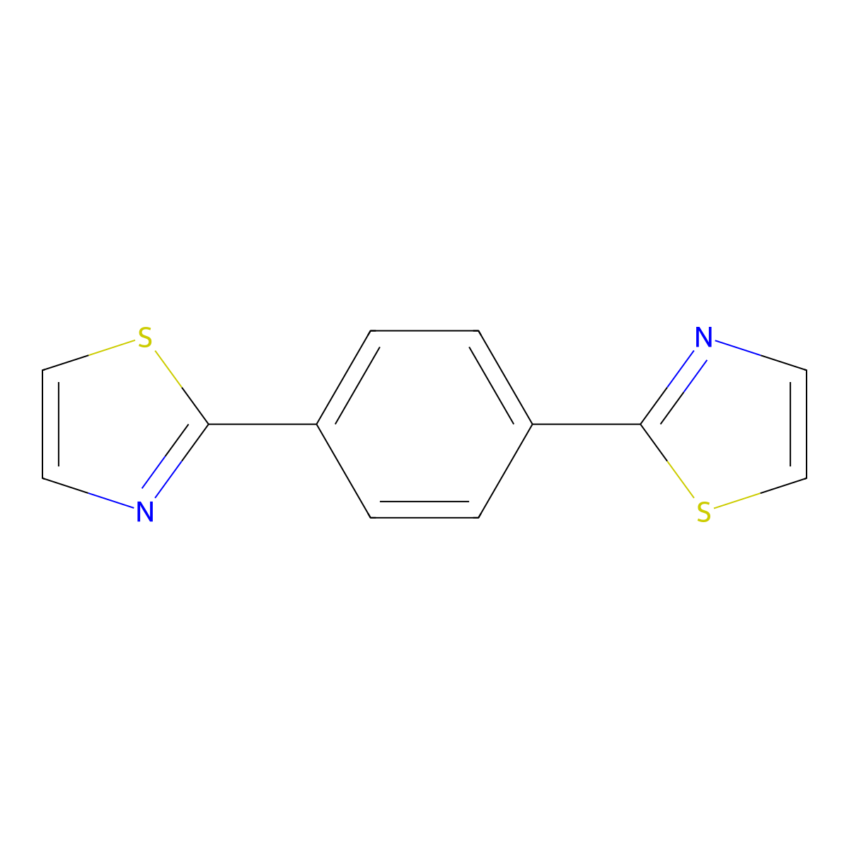 2-[4-(1,3-Thiazol-2-yl)phenyl]-1,3-thiazole molecular structure, CAS 128141-03-7