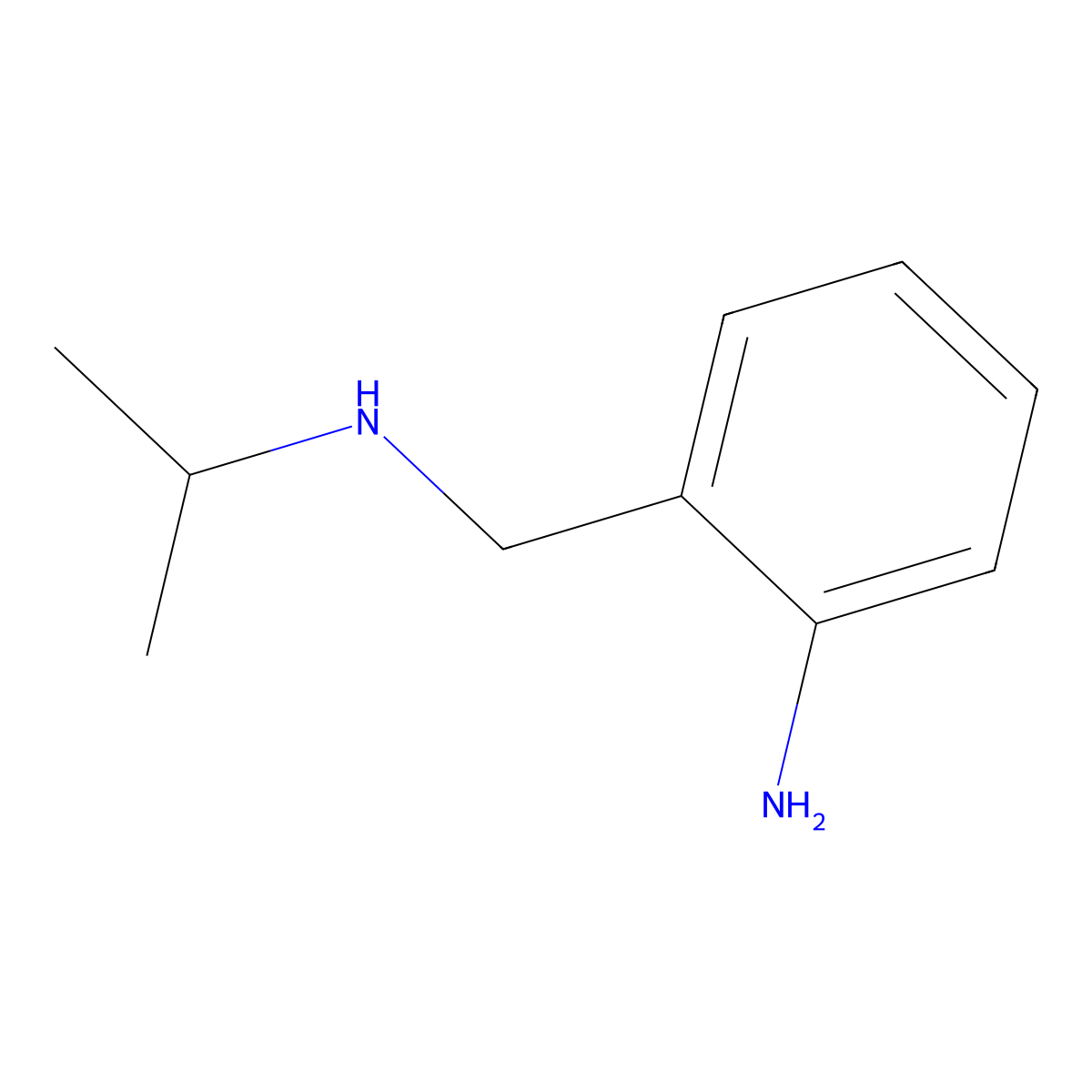 2-{[(Propan-2-yl)amino]methyl}aniline molecular structure, CAS 128145-39-1