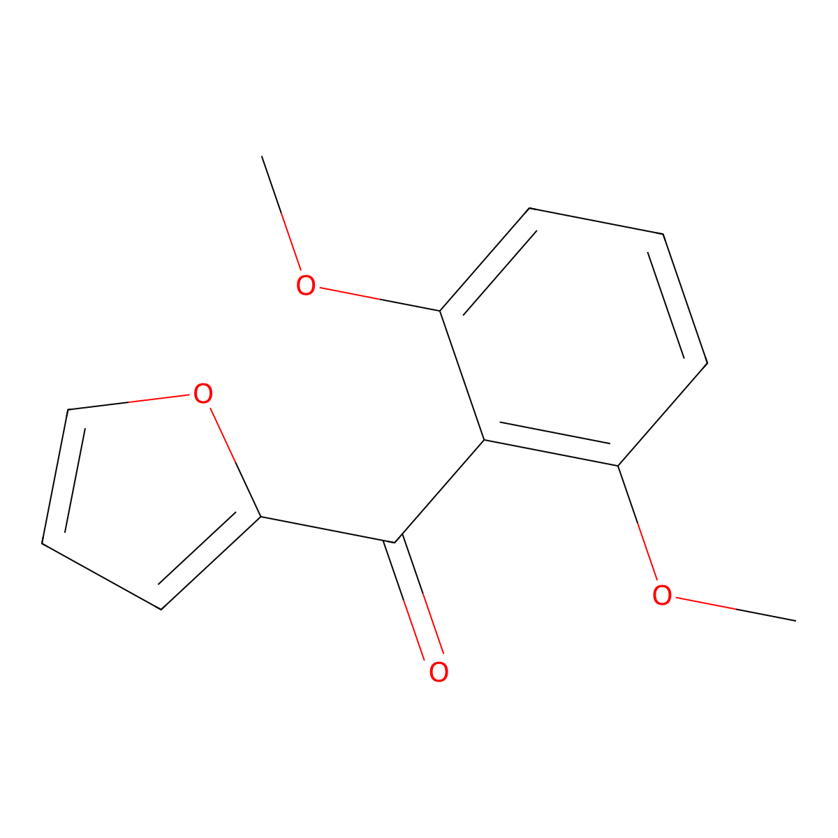 2,6-Dimethoxyphenyl 2-furyl ketone molecular structure, CAS 1281642-54-3