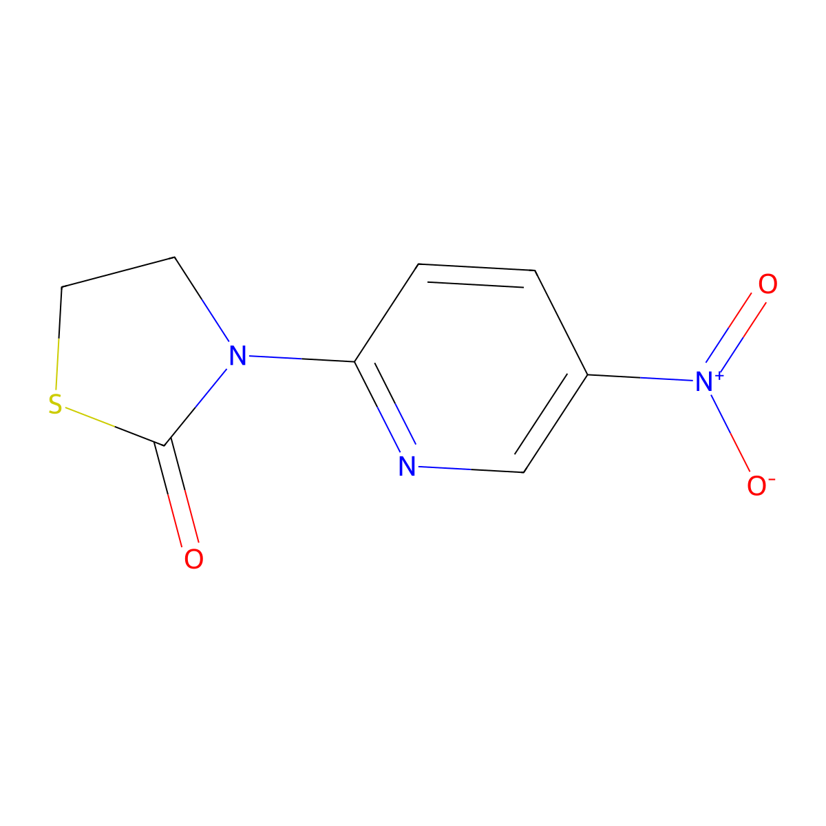 3-(5-Nitropyridin-2-yl)-1,3-thiazolidin-2-one molecular structure, CAS 1281872-38-5
