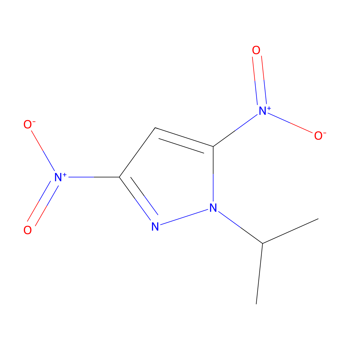 1-(Methylethyl)-3,5-dinitropyrazole molecular structure, CAS 1281984-45-9