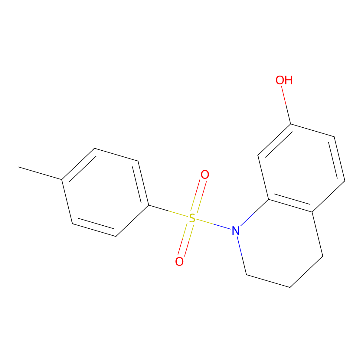 1-Tosyl-1,2,3,4-tetrahydroquinolin-7-ol molecular structure, CAS 1282029-86-0