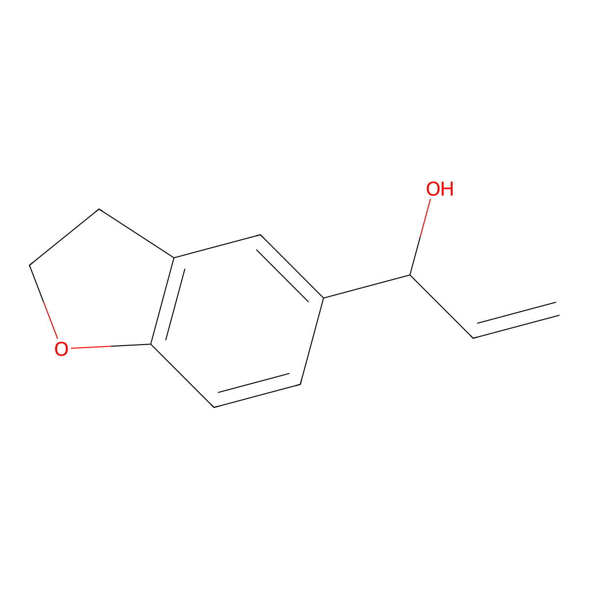 1-(2,3-Dihydrobenzofuran-5-yl)prop-2-en-1-ol molecular structure, CAS 1282033-67-3
