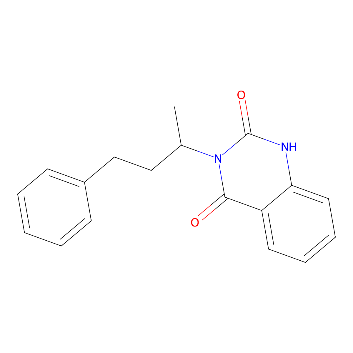 3-(4-Phenylbutan-2-yl)-1,2,3,4-tetrahydroquinazoline-2,4-dione molecular structure, CAS 1282073-40-8