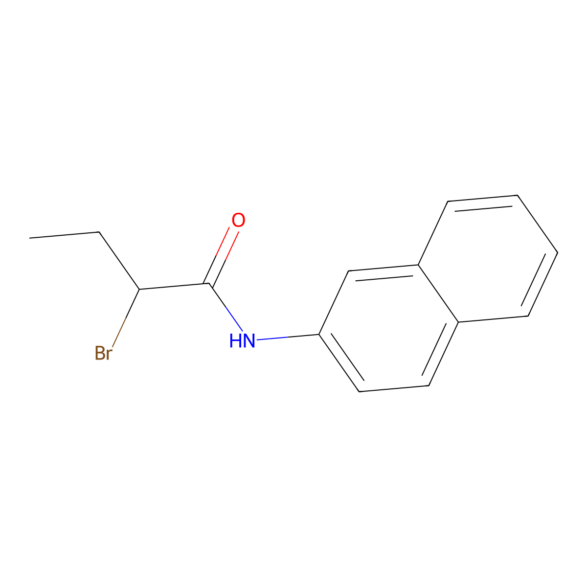 2-Bromo-N-2-naphthylbutanamide molecular structure, CAS 1282180-24-8