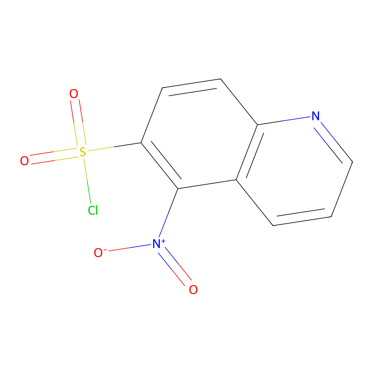 5-Nitroquinoline-6-sulfonyl chloride molecular structure, CAS 1282396-73-9