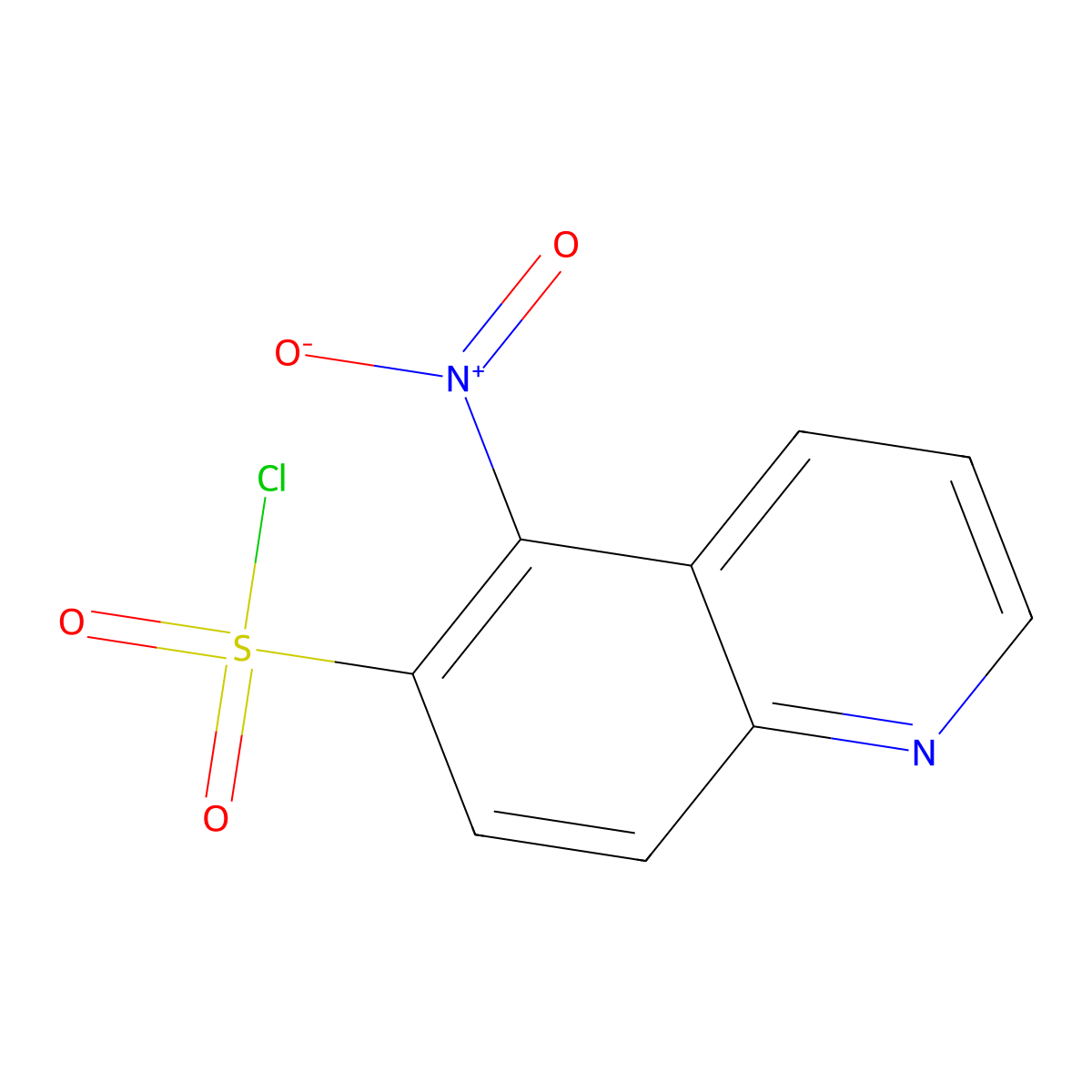 5-Nitroquinoline-6-sulfonyl chloride molecular structure, CAS 1282396-73-9