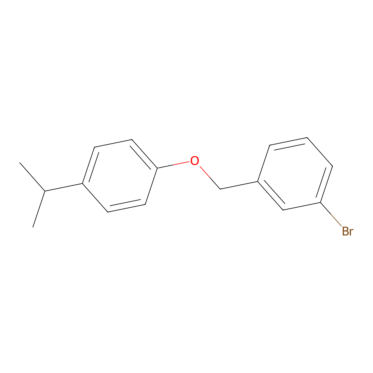 1-Bromo-3-((4-isopropylphenoxy)methyl)benzene molecular structure, CAS 1282406-51-2