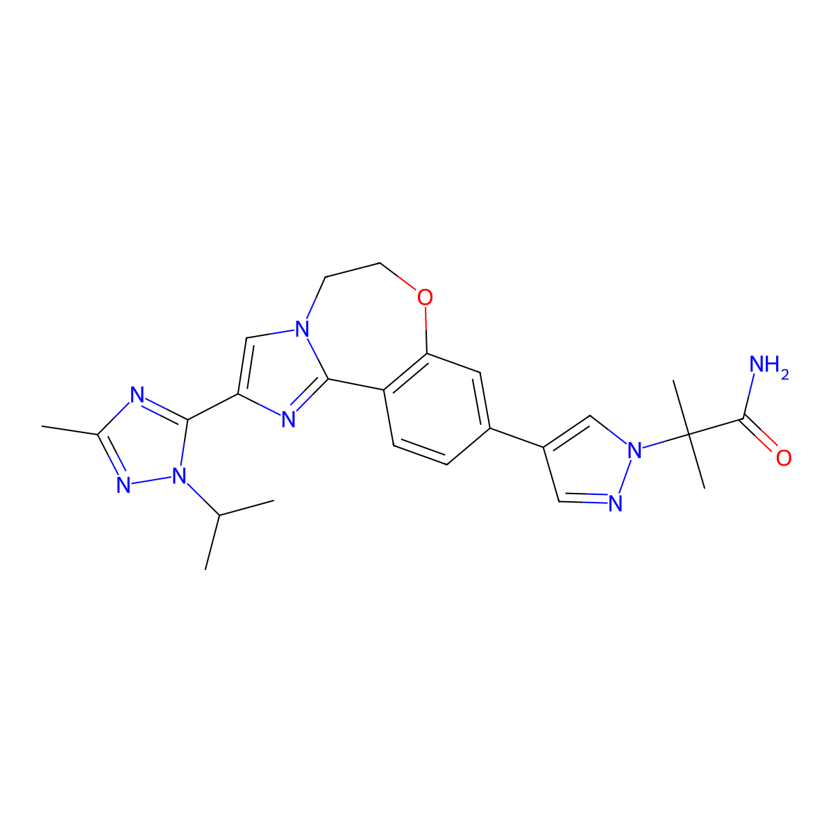 Taselisib molecular structure, CAS 1282512-48-4