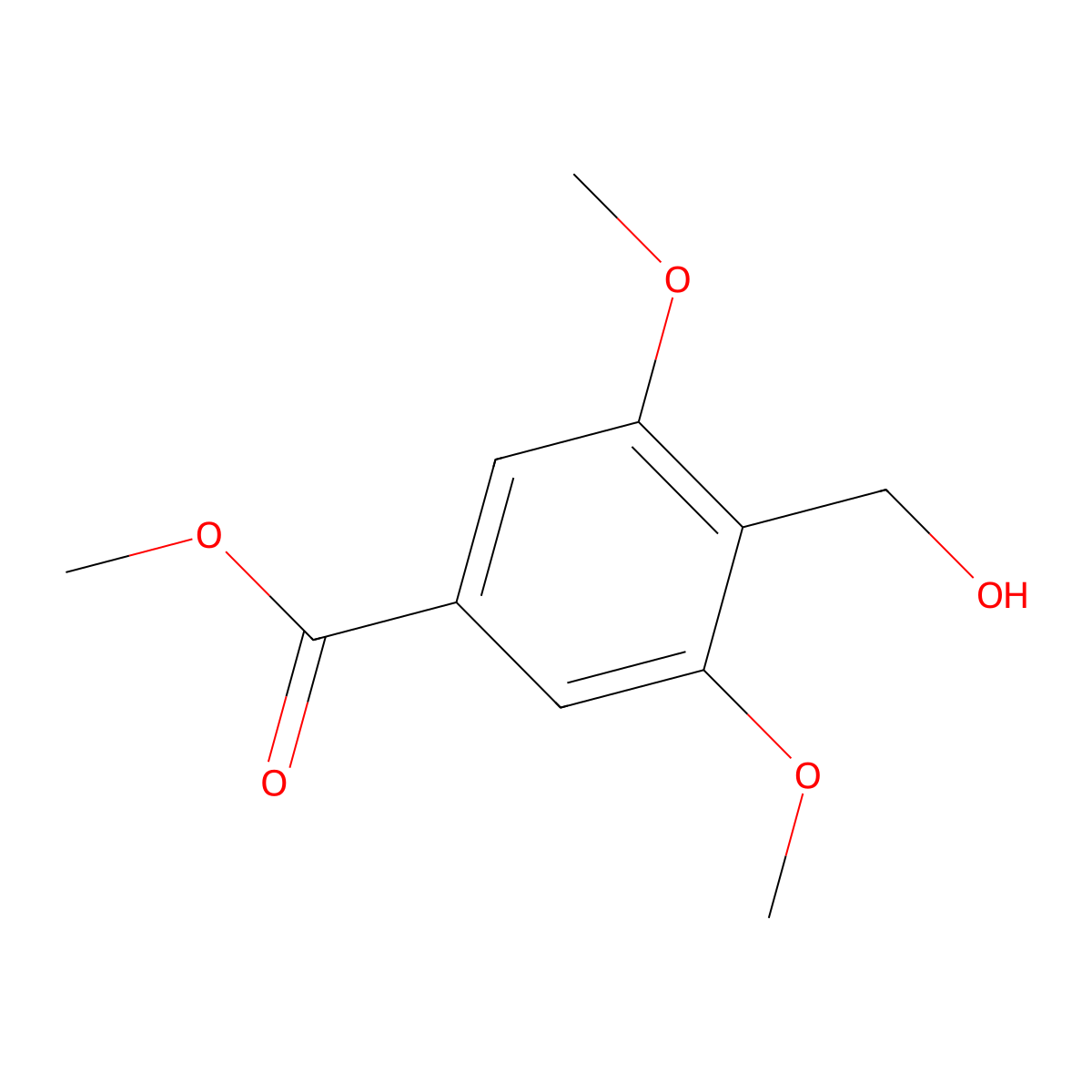 Methyl 4-(hydroxymethyl)-3,5-dimethoxybenzoate molecular structure, CAS 1282549-70-5