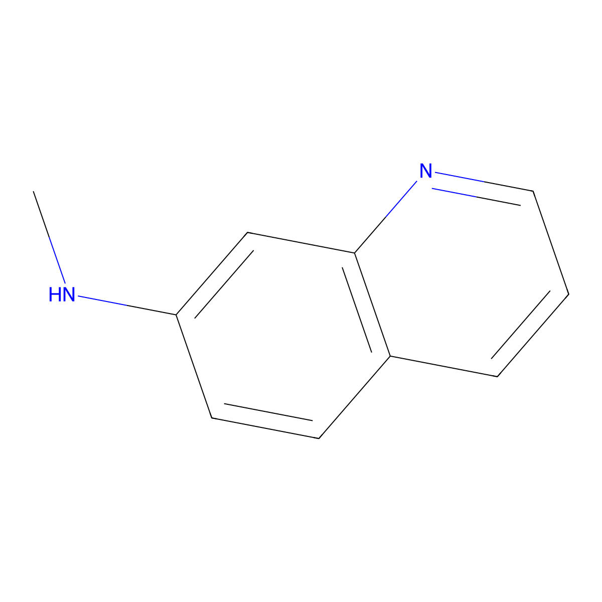 N-methylquinolin-7-amine molecular structure, CAS 128278-08-0